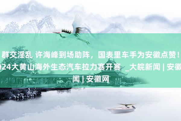 群交淫乱 许海峰到场助阵，国表里车手为安徽点赞！2024大黄山海外生态汽车拉力赛开赛  _大皖新闻 | 安徽网