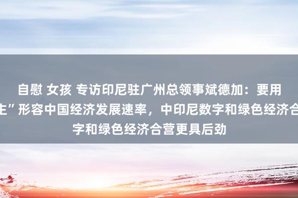 自慰 女孩 专访印尼驻广州总领事斌德加：要用“惊东说念主”形容中国经济发展速率，中印尼数字和绿色经济合营更具后劲